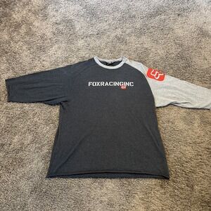 Vintage y2k fox racing Tee t shirt large Baggy Oversized